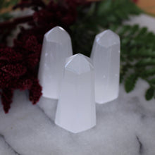 Load image into Gallery viewer, Selenite Obelisk, small