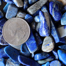 Load image into Gallery viewer, Lapis Lazuli Tumbled Chips (xs) 4oz bag