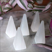 Load image into Gallery viewer, Selenite Pyramid - Small