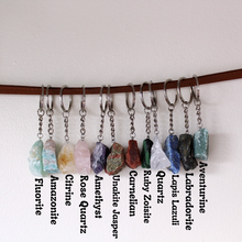 Load image into Gallery viewer, Raw Crystal Keychain