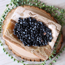 Load image into Gallery viewer, Snowflake Obsidian Tumbled Chips (xs) 4oz bag