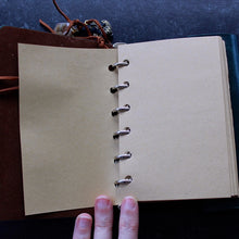 Load image into Gallery viewer, Leather Notebook w/ Crystal Accent