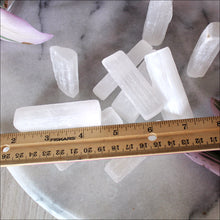 Load image into Gallery viewer, Raw Selenite Wand (Mini)