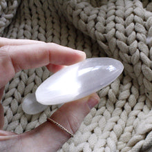 Load image into Gallery viewer, Selenite Palm Stone (Plain)