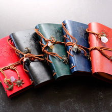 Load image into Gallery viewer, Leather Notebook w/ Crystal Accent