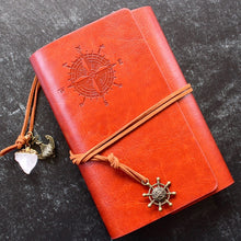 Load image into Gallery viewer, Leather Notebook w/ Crystal Accent