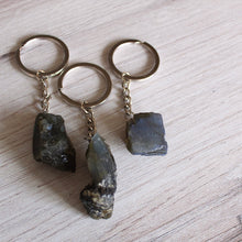 Load image into Gallery viewer, Raw Crystal Keychain