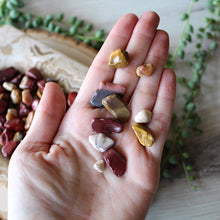 Load image into Gallery viewer, Mookaite Tumbled Chips (xs) 4oz bag