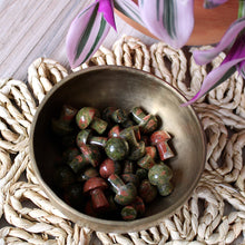 Load image into Gallery viewer, Unakite Jasper Mini Mushroom