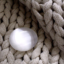Load image into Gallery viewer, Selenite Palm Stone (Plain)