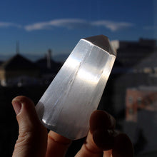 Load image into Gallery viewer, Selenite Obelisk, small