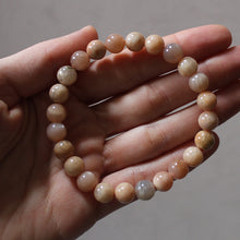 Load image into Gallery viewer, Peach Moonstone Bracelet