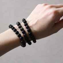 Load image into Gallery viewer, Gold Sheen Obsidian Bracelet