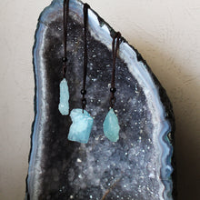 Load image into Gallery viewer, Aquamarine Raw Necklace