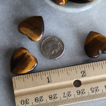 Load image into Gallery viewer, Tiger's Eye 20mm Heart