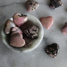 Load image into Gallery viewer, Rhodonite 20mm Heart