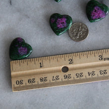Load image into Gallery viewer, Ruby Zoisite 20mm Heart