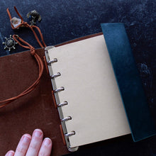 Load image into Gallery viewer, Leather Notebook w/ Crystal Accent