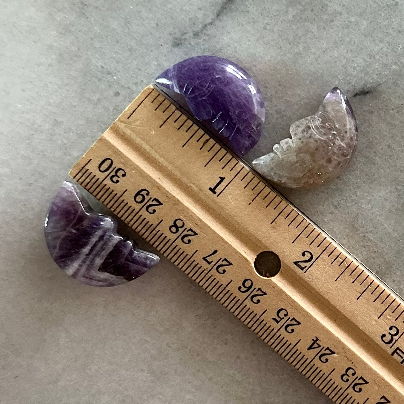 Amethyst Moon Face – Pebble House