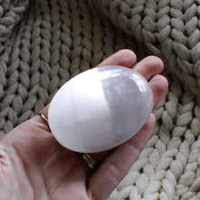 Load image into Gallery viewer, Selenite Palm Stone (Plain)
