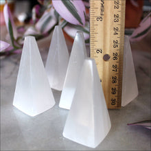 Load image into Gallery viewer, Selenite Pyramid - Small
