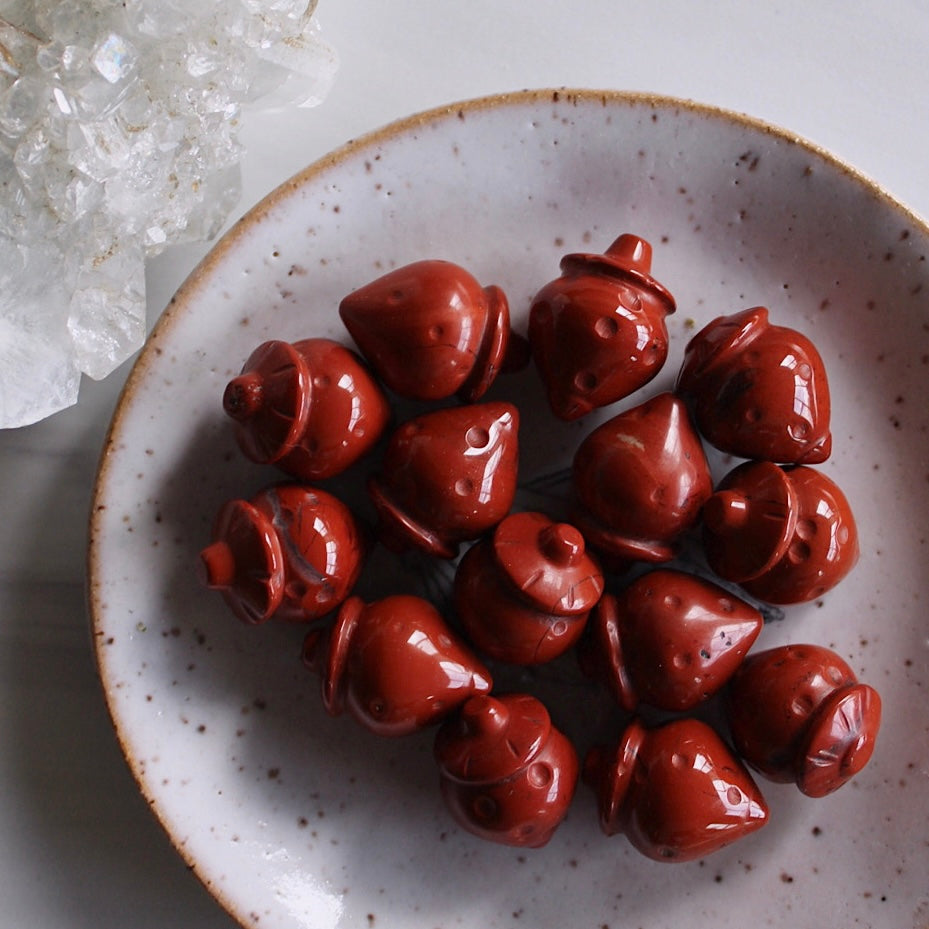 Red Jasper Tiny Strawberry – Pebble House