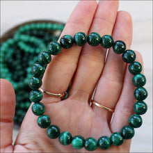 Load image into Gallery viewer, Malachite 8mm Bracelet
