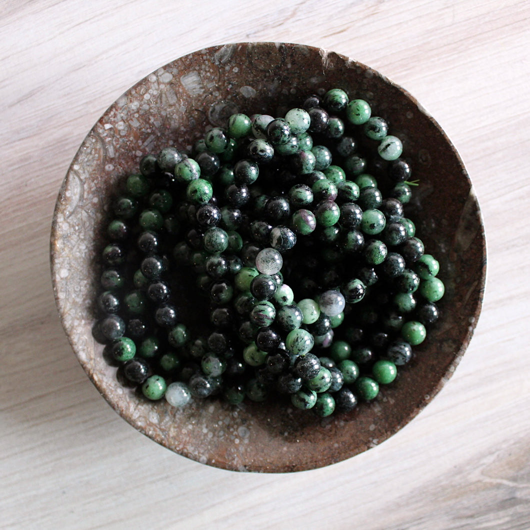 Ruby Zoisite Bracelet