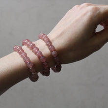 Load image into Gallery viewer, Strawberry Quartz Bracelet
