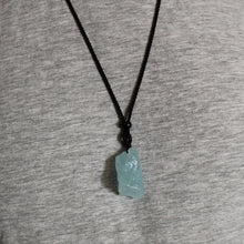 Load image into Gallery viewer, Aquamarine Raw Necklace
